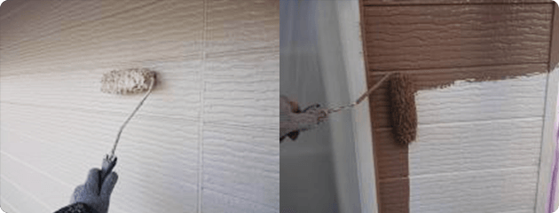 直張り工法の場合は通気性に富んだ塗料での施工