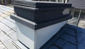 ドーマーや煙突の劣化