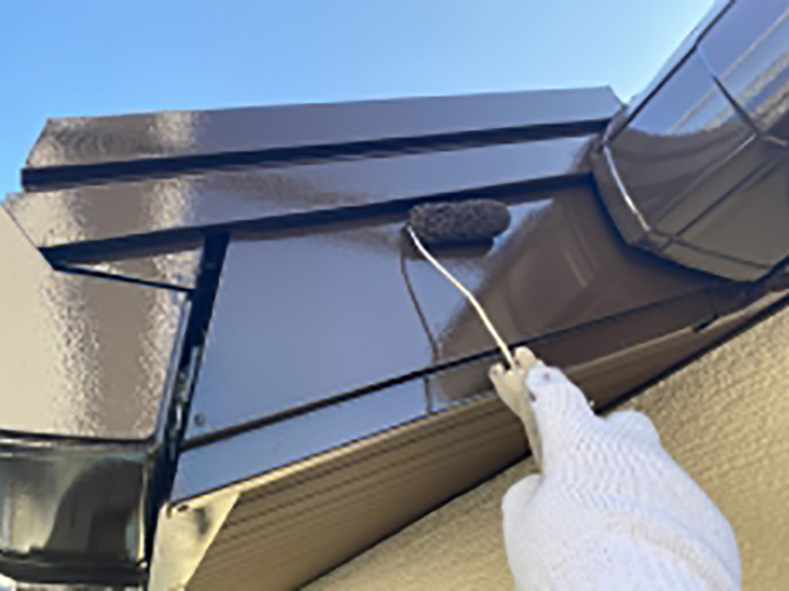 破風仕上げ2回目です。