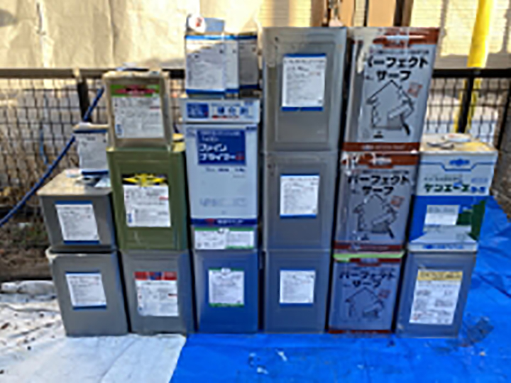 実際に使用した材料です。