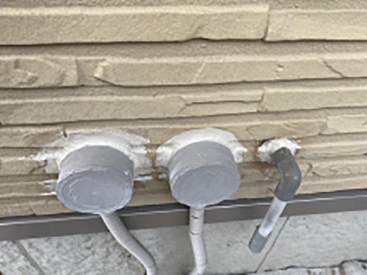 その他のコーキング打ち替え箇所です。