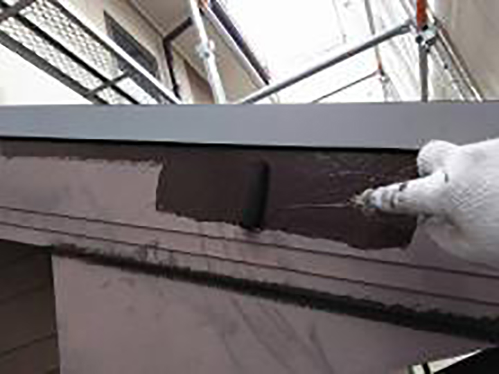 破風仕上げ1回目です。