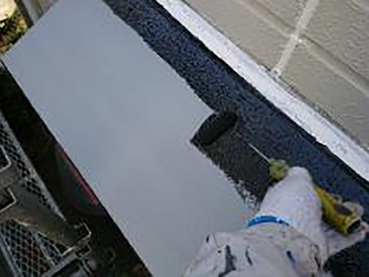 霧除け仕上げ1回目を行います。