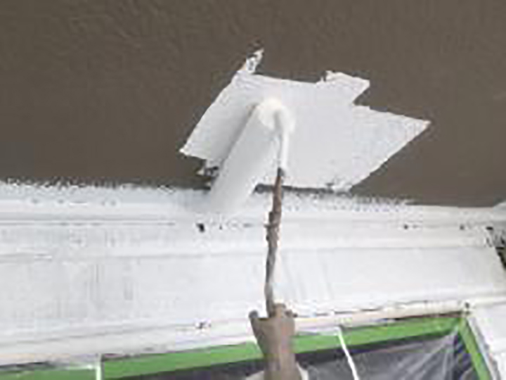 上裏仕上げ1回目を行います。