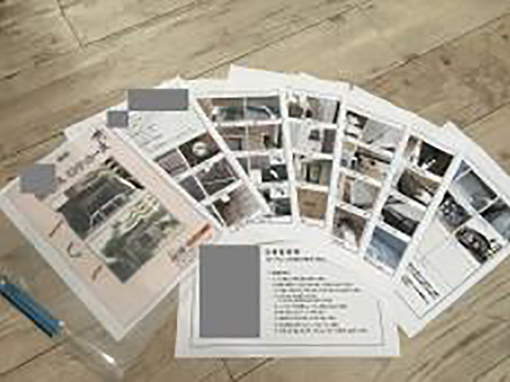 塗替えログポースを贈呈しました。<br />
工事の履歴をしっかり残し、資産価値の向上へ！