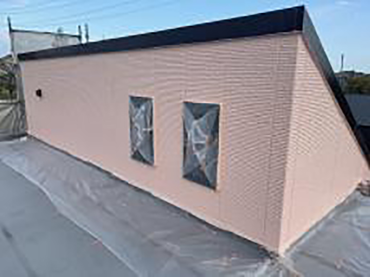 上塗りが完成しました。