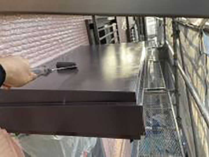 霧除け仕上げ2回目を行います。