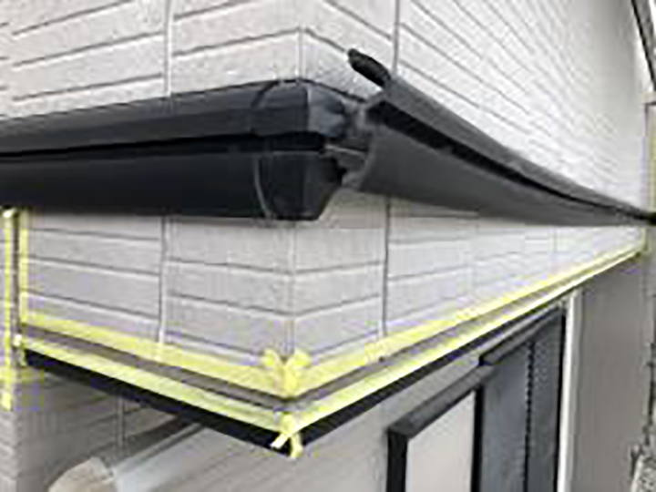 施工前の帯浮きです。