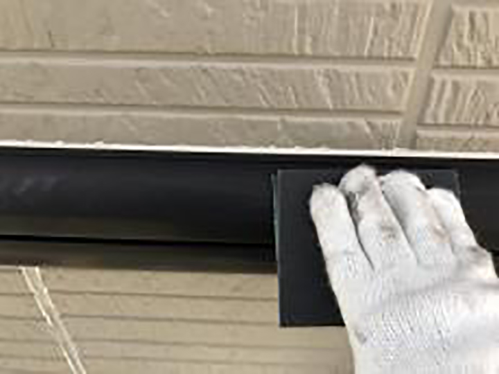 帯素地を調整します。