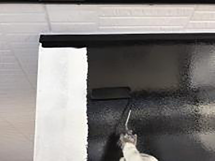 霧除け仕上げ1回目を行います。