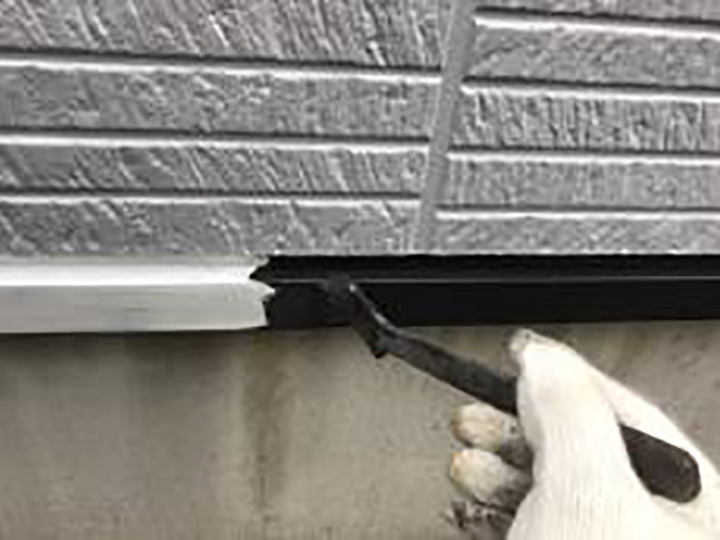 水切りの仕上げ1回目を行います。