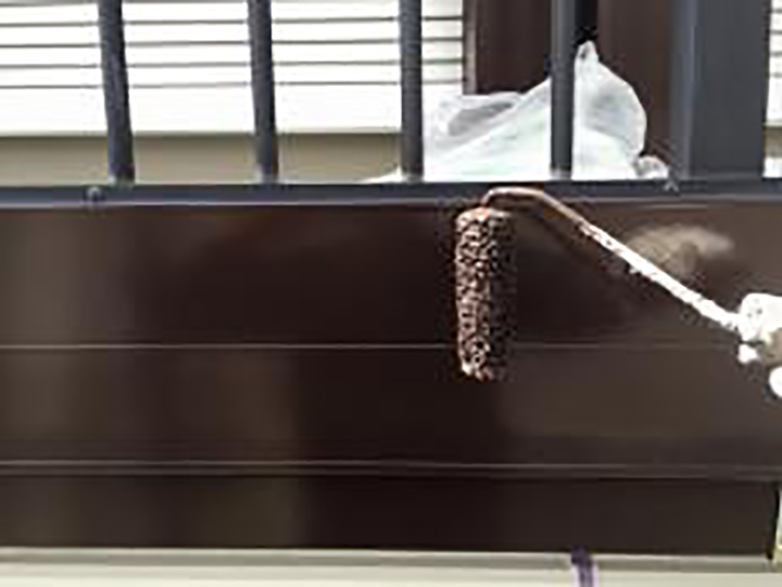 バルコニー躯体仕上げ2回目です。