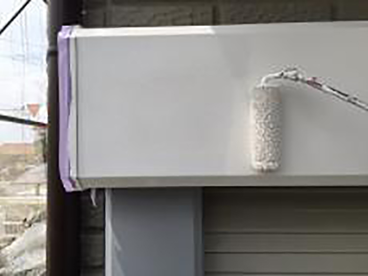 シャッターBOX仕上げ2回目です。