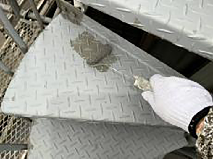 螺旋階段仕上げ1回目を行います。