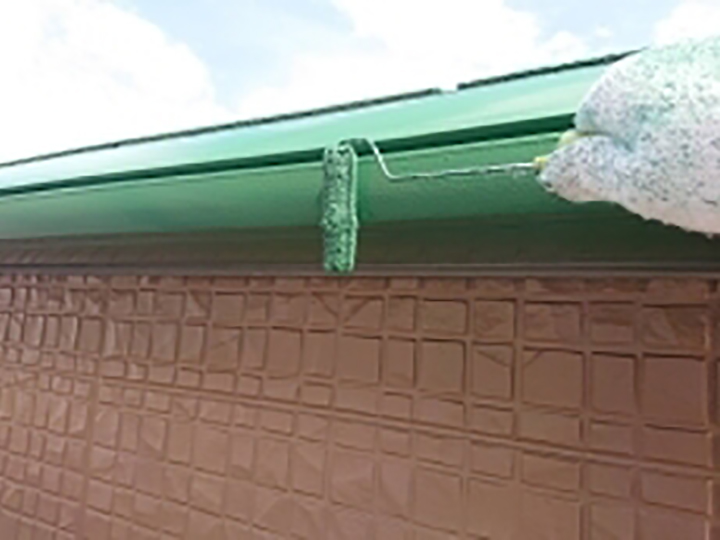 雨樋仕上げ2回目です。