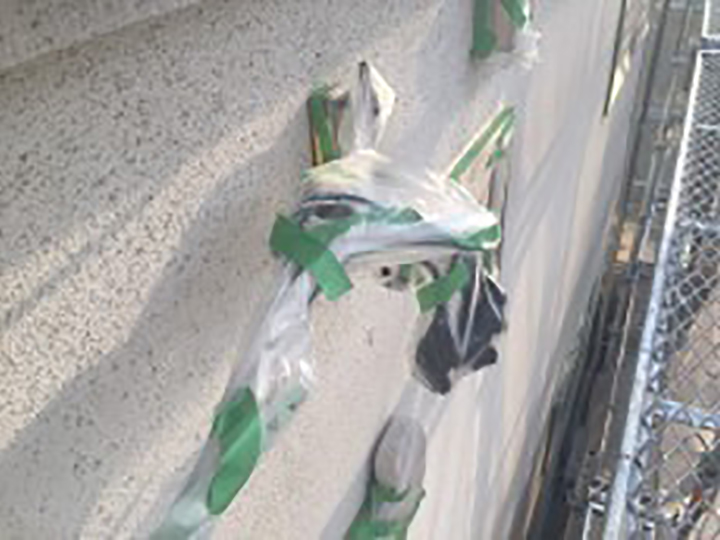 配線周りもしっかりと設置します。