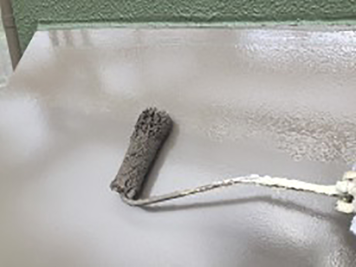 霧除け仕上げ2回目を行います。