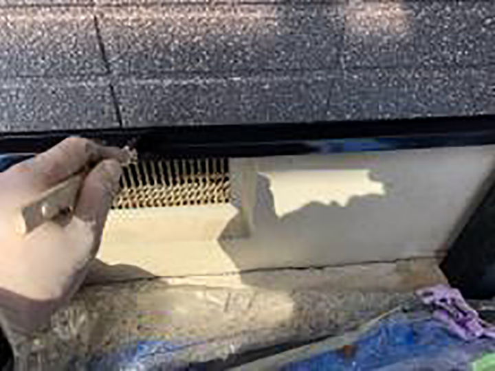 水切り仕上げ2回目を行います。