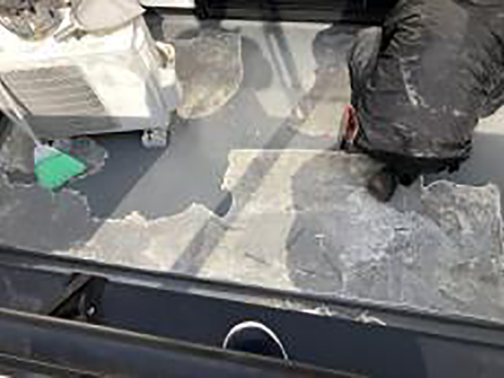 撤去後のお写真です。