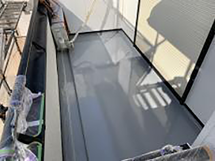 塗布が完了しました。