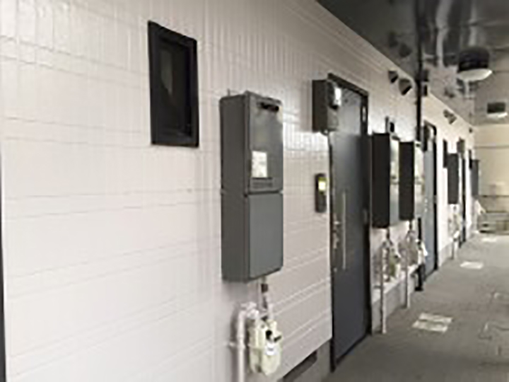 1階の上塗りが完成しました。